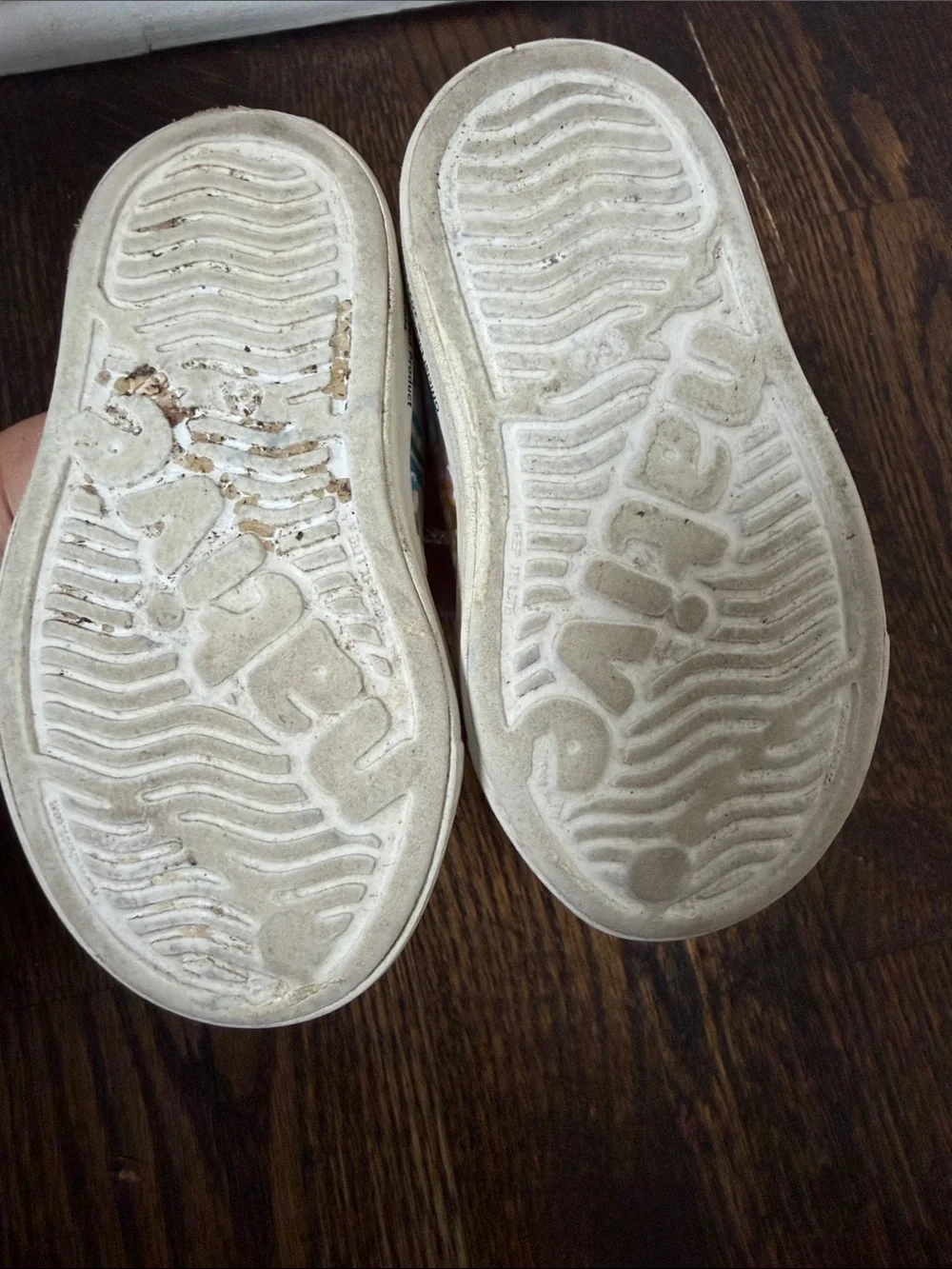 Native & Crayola collab White Multicolor rainbow Graffiti Print Slip-On Shoe 6